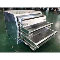 Aluminium UTE Canopy 3 Slide-Out Drawers Toolbox