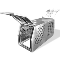 Aluminium Flat Plate Cross-Deck UTE Toolbox Dog Box