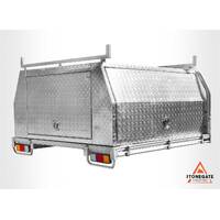 Commercial Dual Cab Aluminium UTE Tray And Canopy Combo With Jack Off Legs