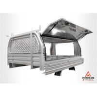 Commercial Single Cab Aluminium UTE Tray And Canopy Combo With Jack Off Legs